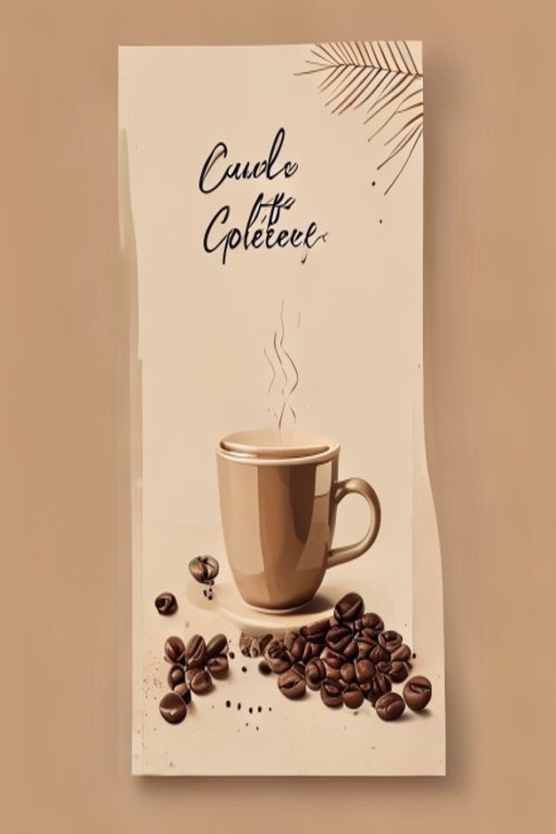 Minimal Founder Note sample poster for Dubai Cafe Selling Premium Coffee Subscrip